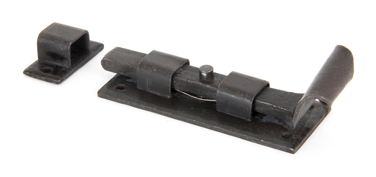 From The Anvil - Beeswax 4" Straight Door Bolt | Sku. 33127 | Trade Door Handles.