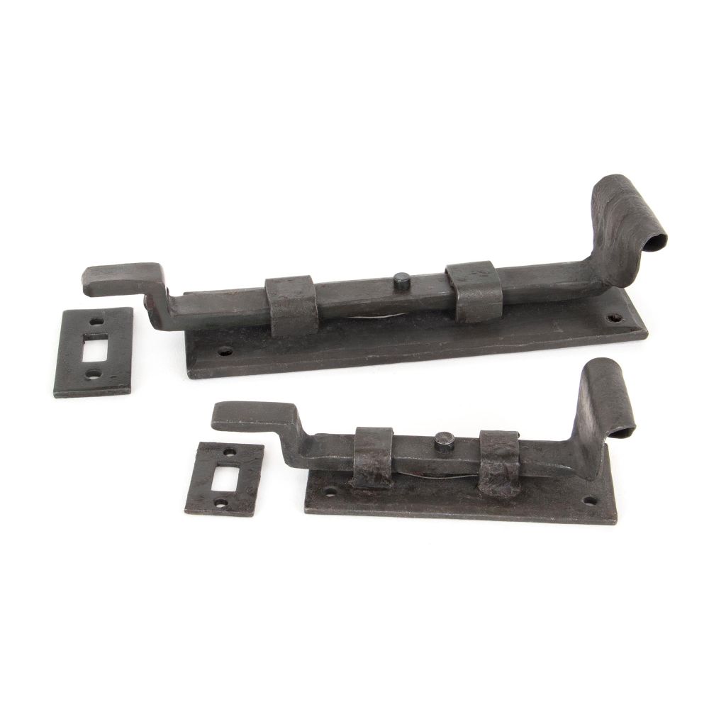 From The Anvil - Beeswax 4" Cranked Door Bolt | Sku. 33129 | Trade Door Handles.