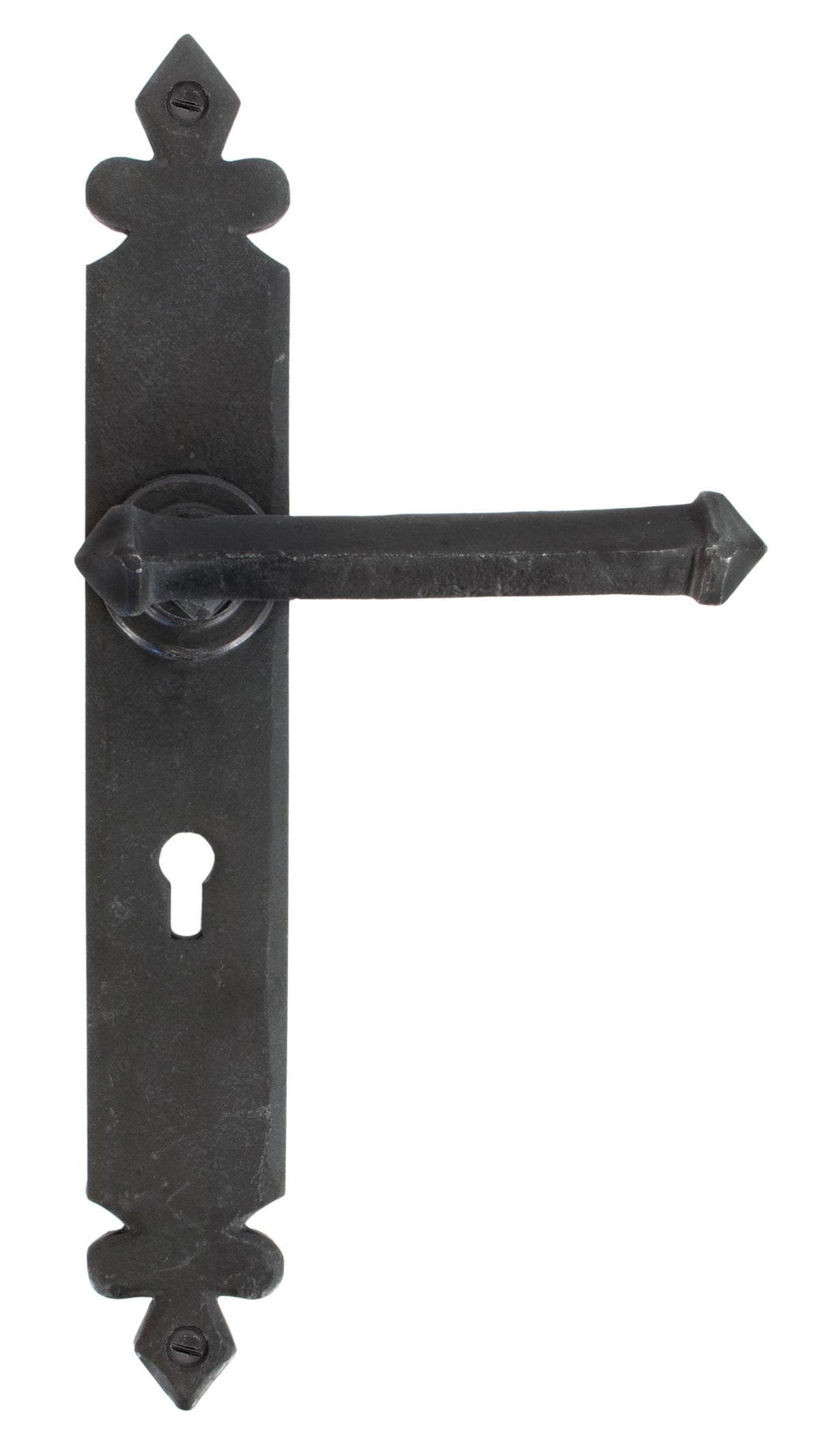 From The Anvil - Beeswax Tudor Lever Lock Set | Sku. 33170 | Trade Door Handles.