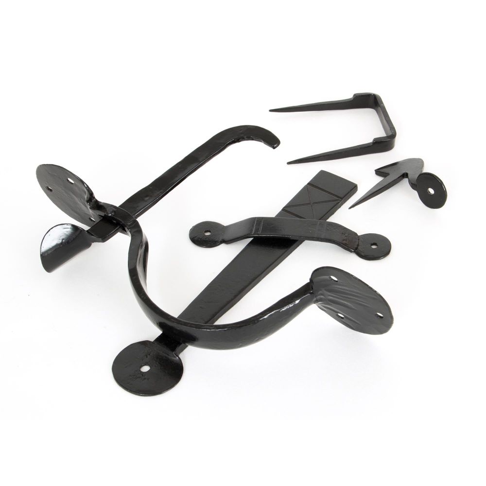 From The Anvil - Black Medium Bean Thumblatch | Sku. 33176 | Trade Door Handles.