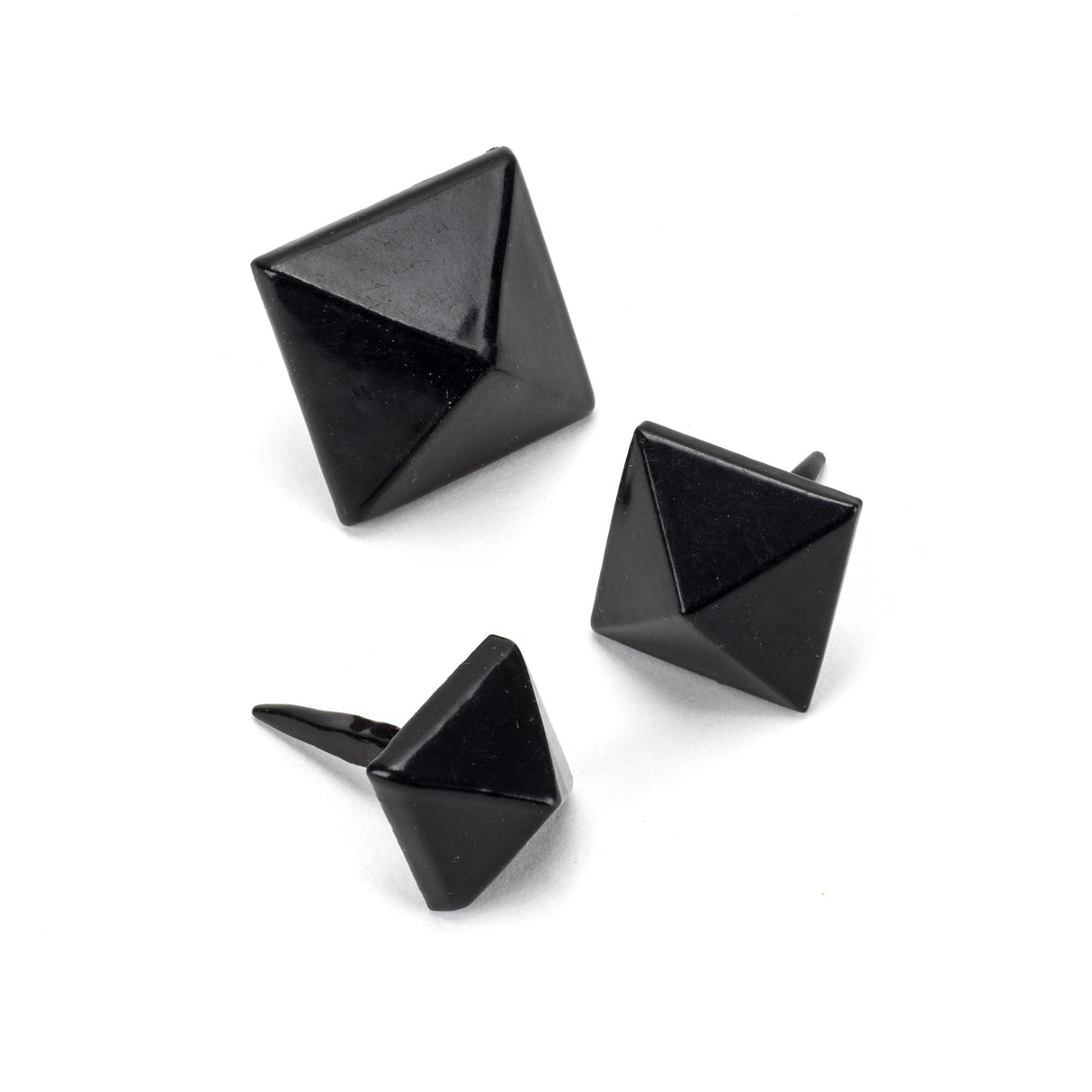 From The Anvil - Black Pyramid Door Stud - Small | Sku. 33193 | Trade Door Handles.