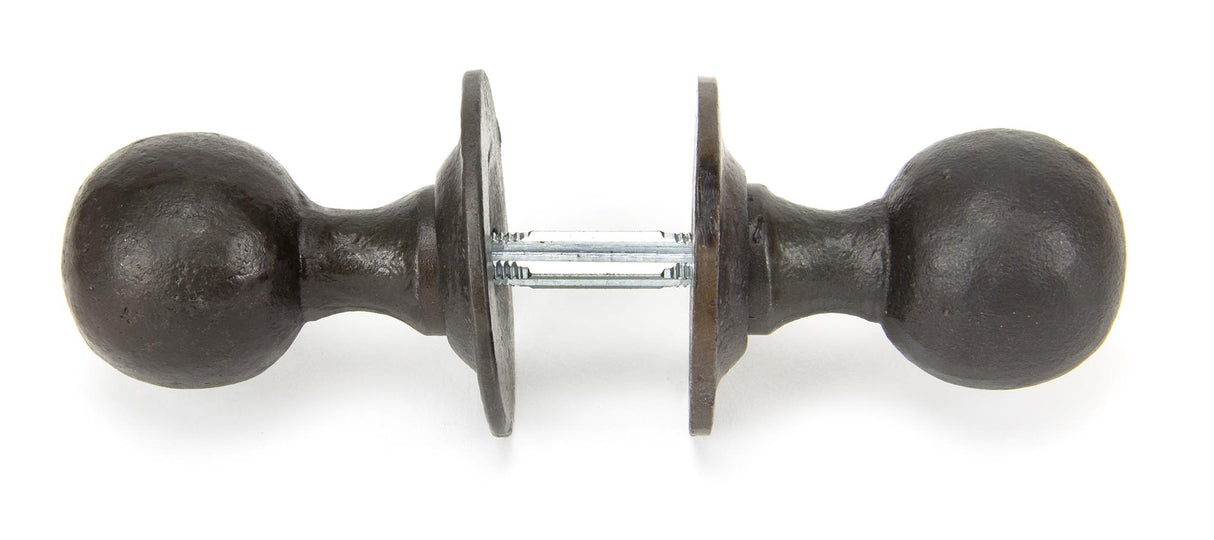 From The Anvil - Beeswax Round Mortice/Rim Knob Set | Sku. 33230 | Trade Door Handles.