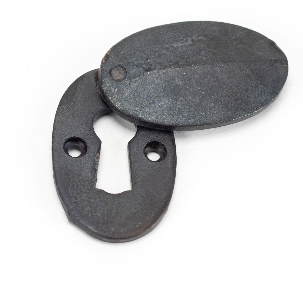 From The Anvil - Beeswax Oval Escutcheon & Cover | Sku. 33232 | Trade Door Handles.