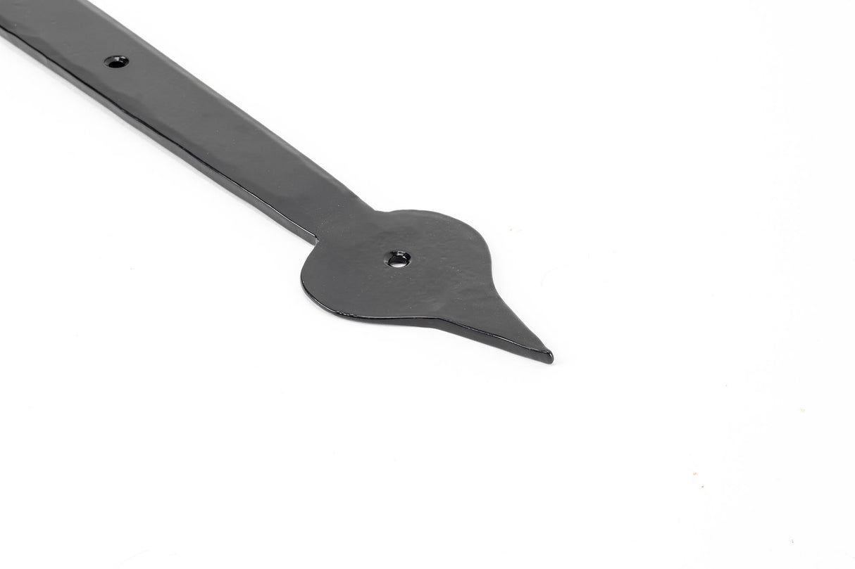 From The Anvil - Black 35" Hook & Band Hinge - Cranked (pair) | Sku. 33234 | Trade Door Handles.