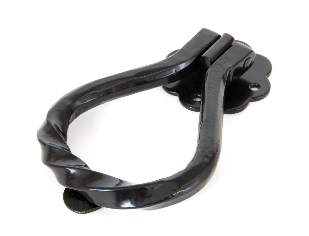 From The Anvil - Black Pear Shaped Door Knocker | Sku. 33246 | Trade Door Handles.