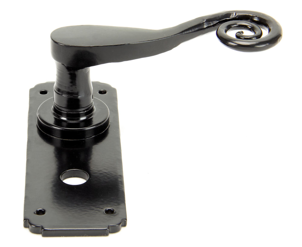 From The Anvil - Black Monkeytail Lever Bathroom Set | Sku. 33266 | Trade Door Handles.