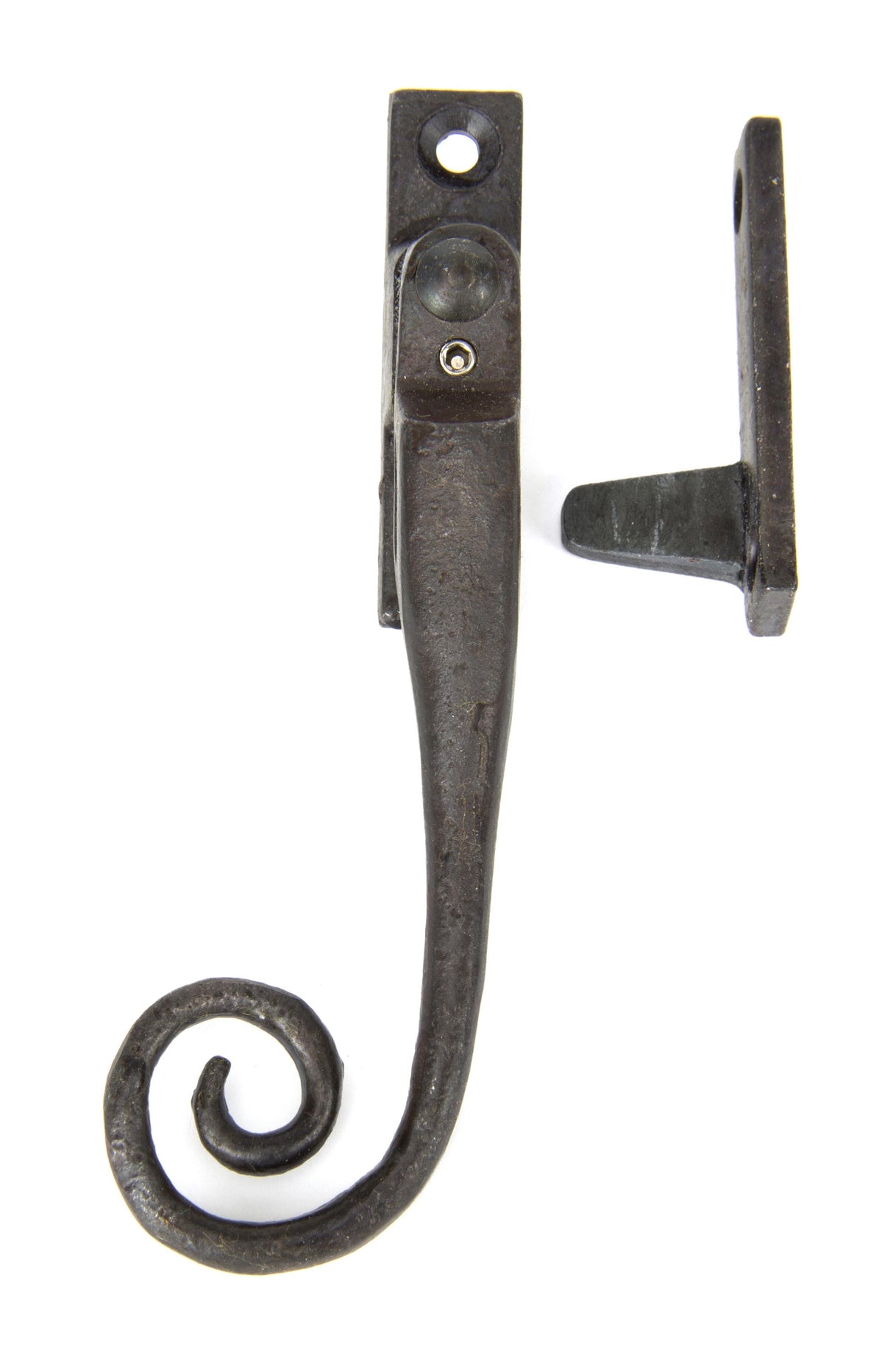 From The Anvil - Beeswax LH Locking Night-vent Monkeytail Fastener | Sku. 33267 | Trade Door Handles.