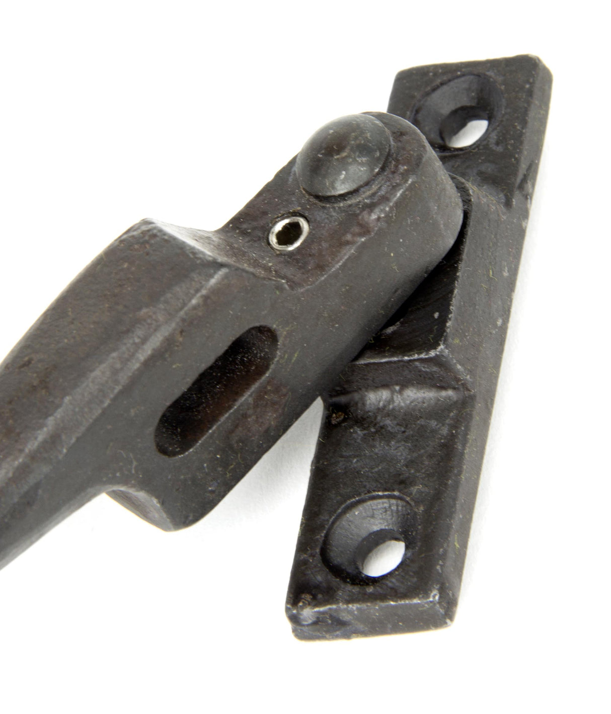 From The Anvil - Beeswax LH Locking Night-vent Monkeytail Fastener | Sku. 33267 | Trade Door Handles.