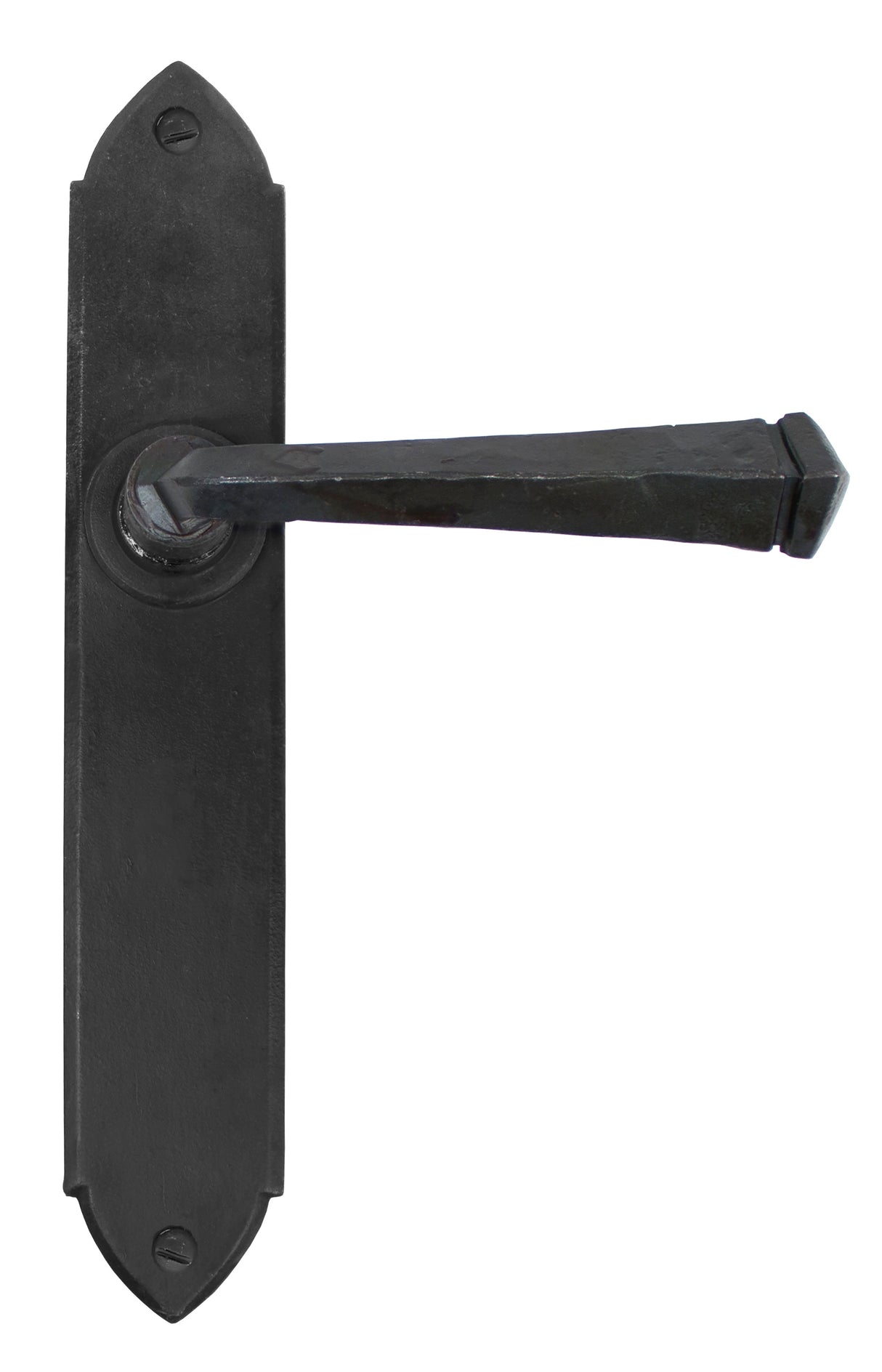 From The Anvil - Beeswax Gothic Lever Latch Set | Sku. 33270 | Trade Door Handles.