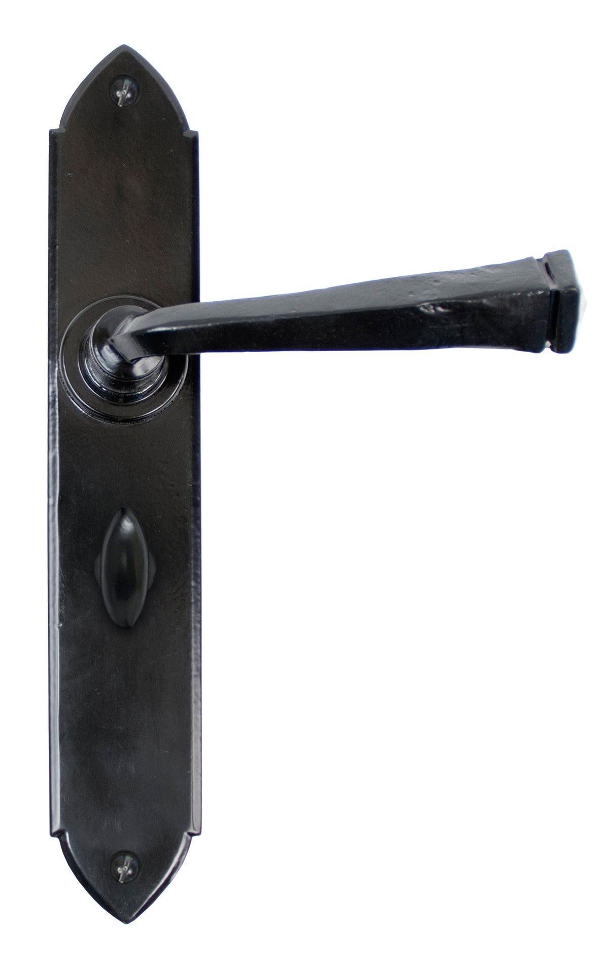 From The Anvil - Black Gothic Lever Bathroom Set | Sku. 33274 | Trade Door Handles.