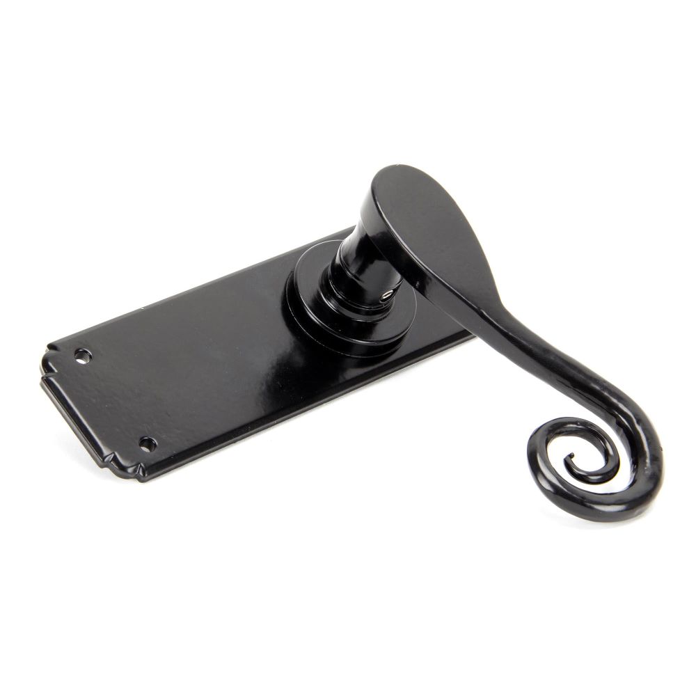 From The Anvil - Black Monkeytail Lever Latch Set | Sku. 33278 | Trade Door Handles.
