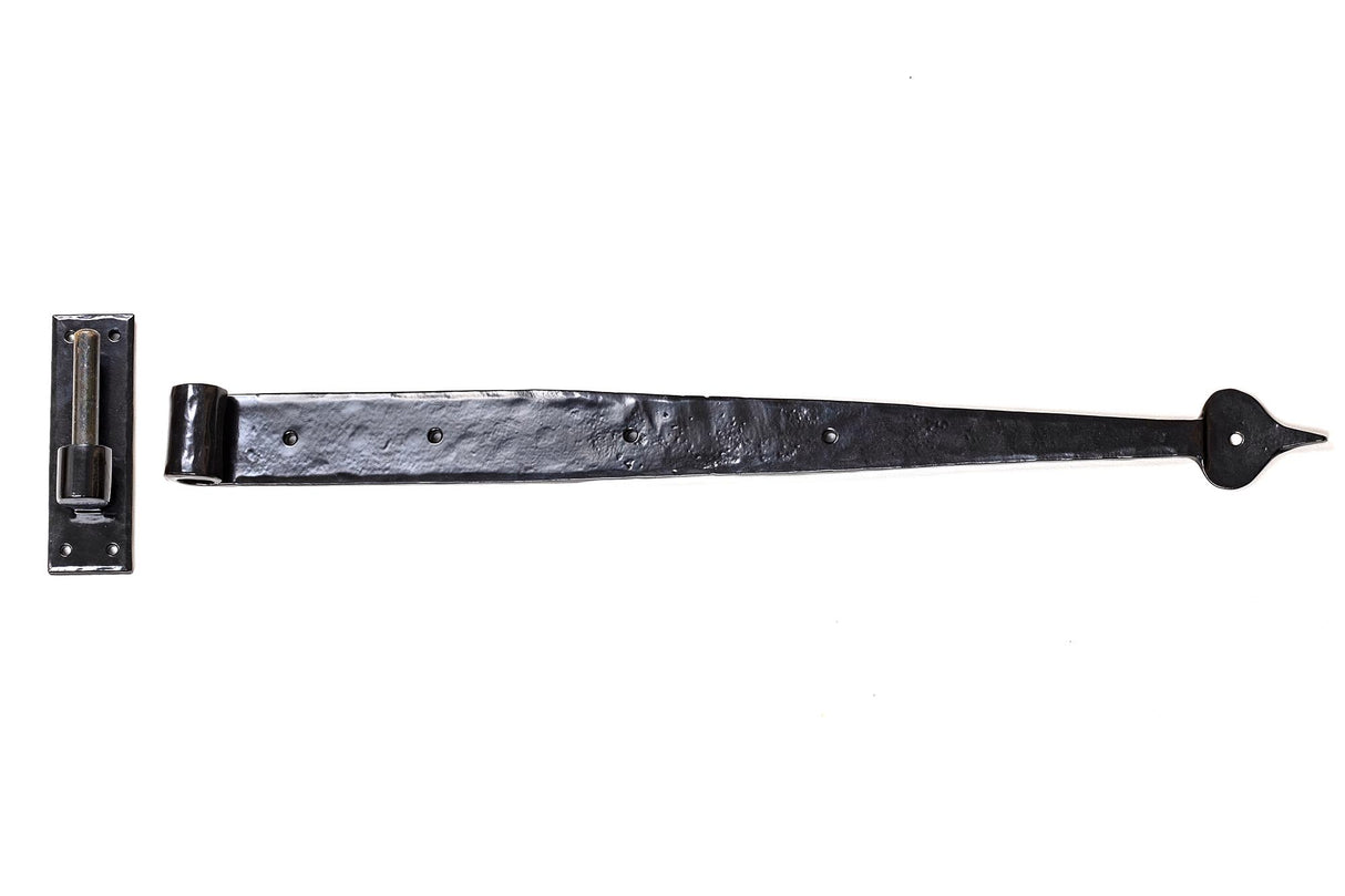 From The Anvil - Black 24" Hook & Band Hinge (pair) | Sku. 33286 | Trade Door Handles.