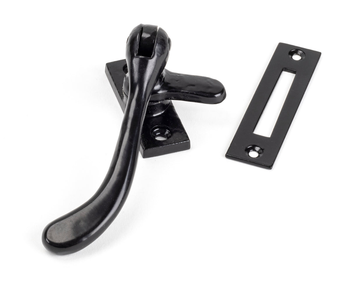 From The Anvil - Black Handmade Peardrop Fastener | Sku. 33290 | Trade Door Handles.