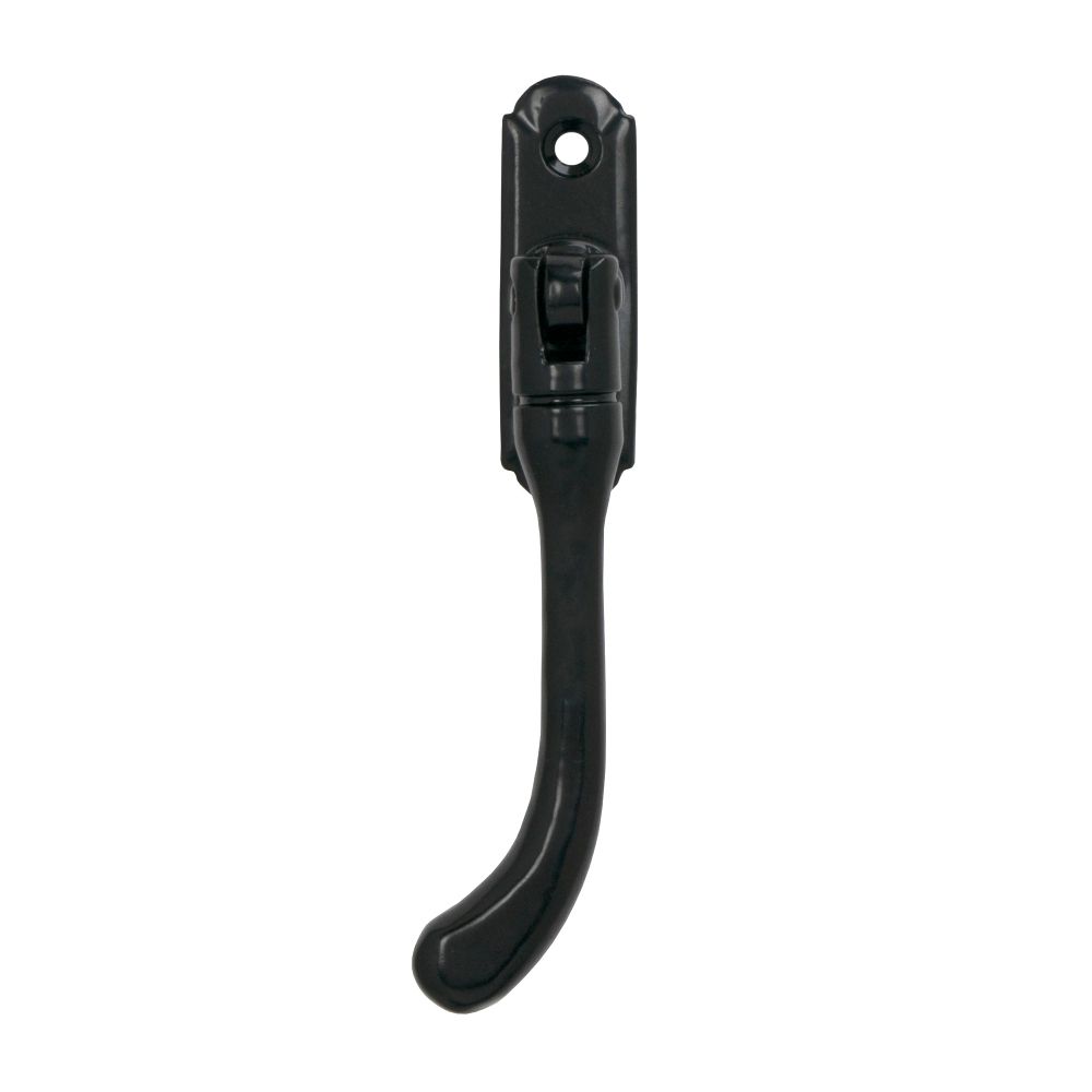 From The Anvil - Black Locking Peardrop Espag - LH | Sku. 33297 | Trade Door Handles.