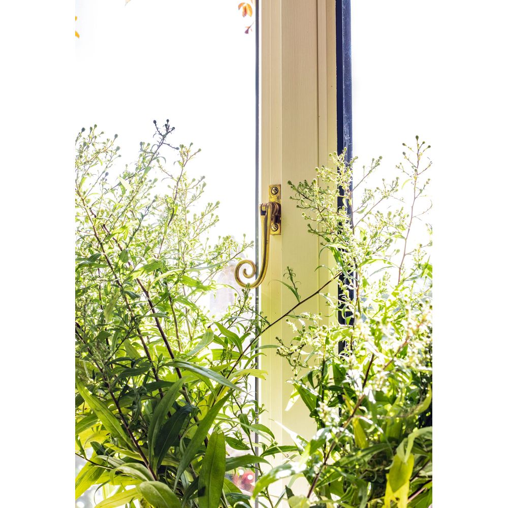 From The Anvil - Polished Brass Slim Monkeytail Espag - LH | Sku. 33310 | Trade Door Handles.