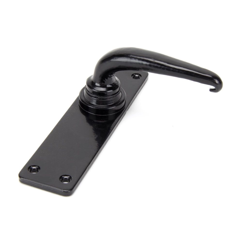 From The Anvil - Black Smooth Lever Latch Set | Sku. 33317 | Trade Door Handles.