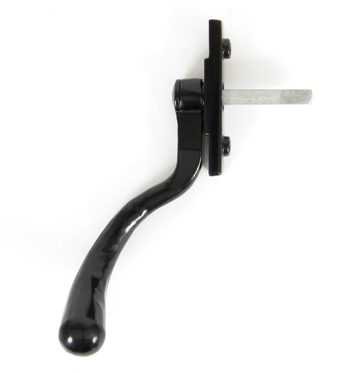 From The Anvil - Black Large 16mm Peardrop Espag - RH | Sku. 33339 | Trade Door Handles.