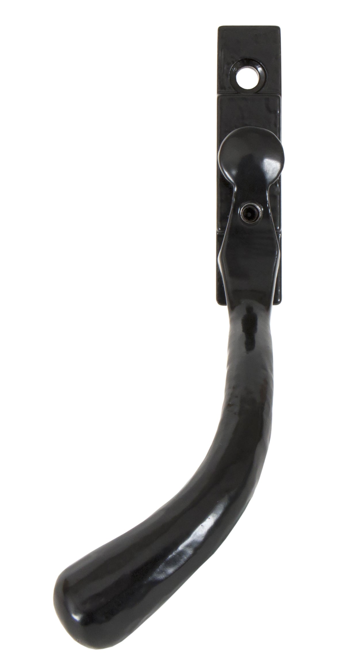 From The Anvil - Black Large 16mm Peardrop Espag - LH | Sku. 33340 | Trade Door Handles.