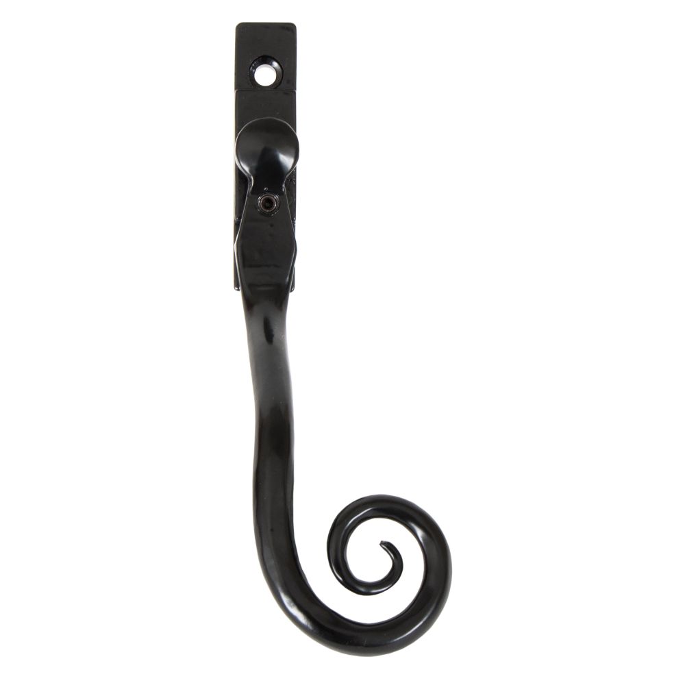 From The Anvil - Black Large 16mm Monkeytail Espag - RH | Sku. 33341 | Trade Door Handles.