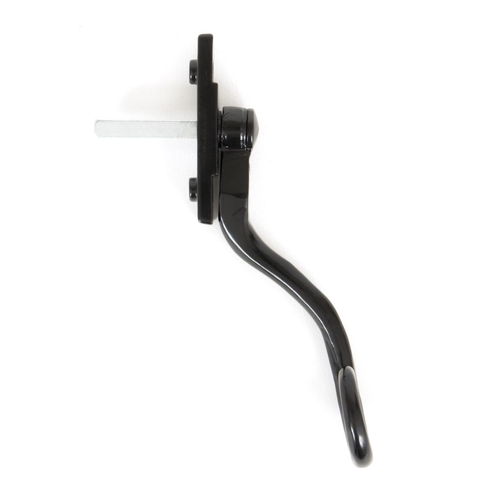 From The Anvil - Black Large 16mm Monkeytail Espag - LH | Sku. 33342 | Trade Door Handles.