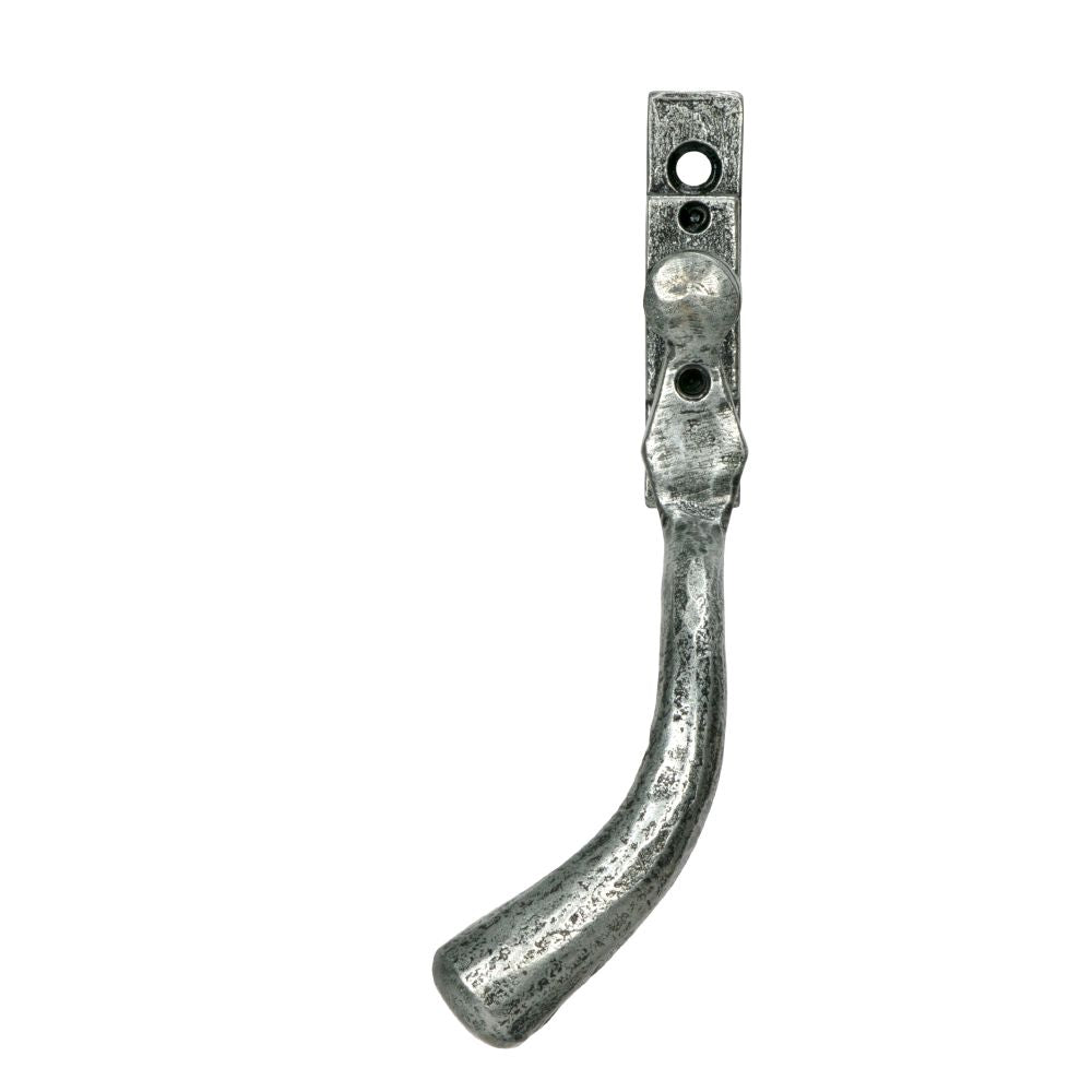 From The Anvil - Pewter Large 16mm Peardrop Espag - LH | Sku. 33344 | Trade Door Handles.