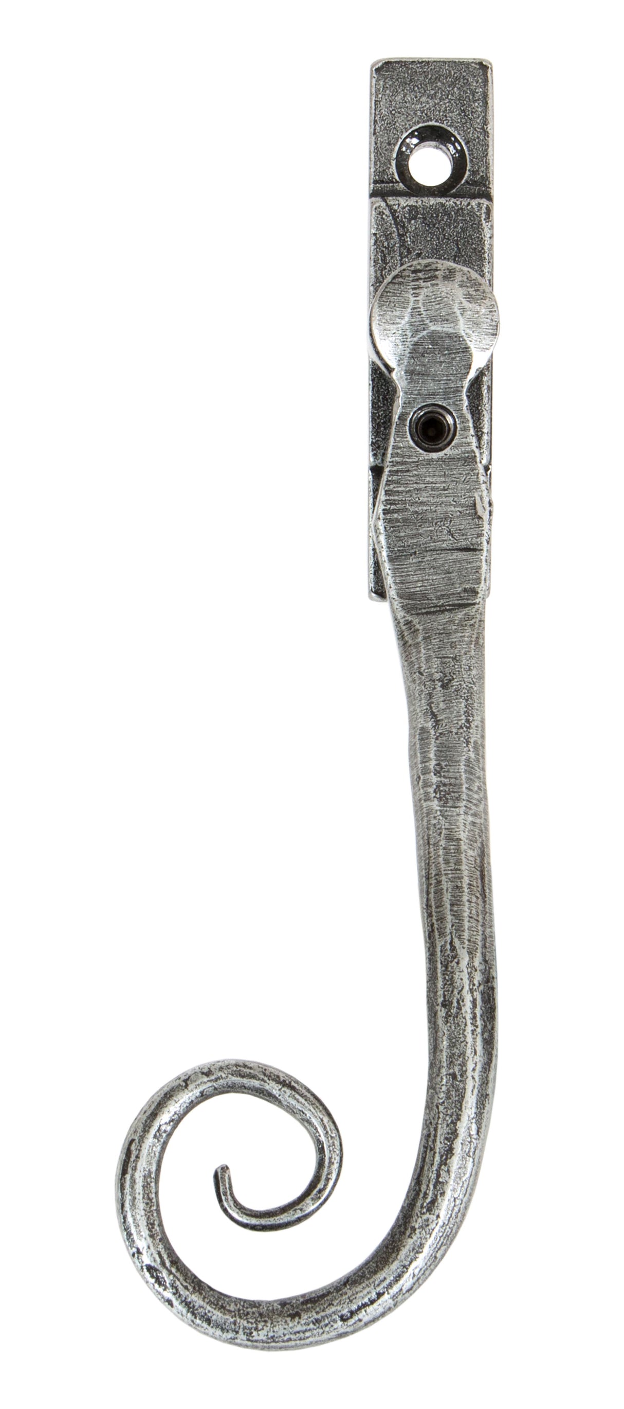 From The Anvil - Pewter Large 16mm Monkeytail Espag - LH | Sku. 33346 | Trade Door Handles.