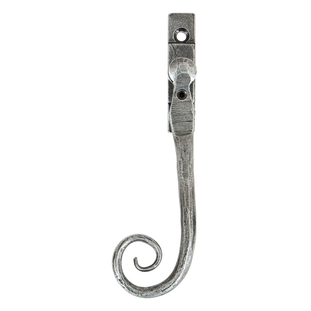 From The Anvil - Pewter Large 16mm Monkeytail Espag - LH | Sku. 33346 | Trade Door Handles.