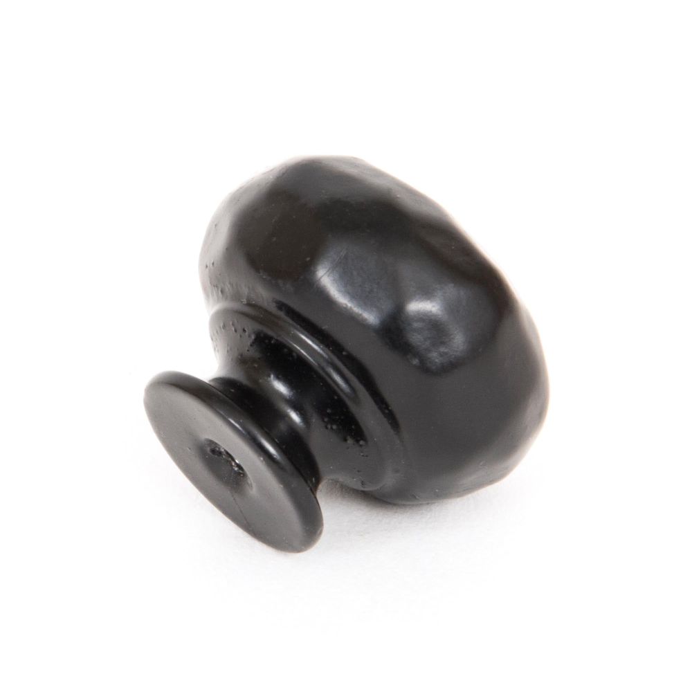 From The Anvil - Black Elan Cabinet Knob - Small | Sku. 33364 | Trade Door Handles.