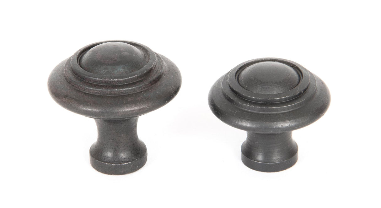 From The Anvil - Beeswax Ringed Cabinet Knob - Small | Sku. 33379 | Trade Door Handles.