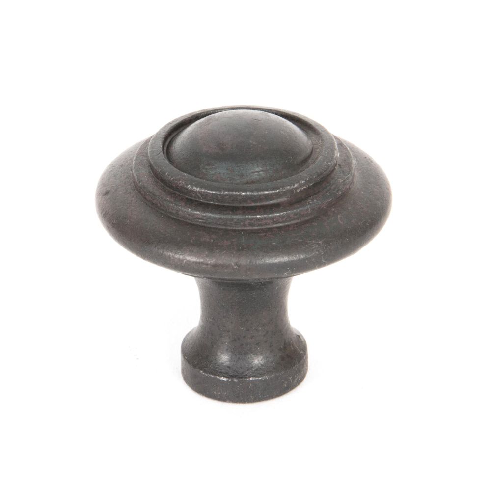 From The Anvil - Beeswax Ringed Cabinet Knob - Large | Sku. 33380 | Trade Door Handles.