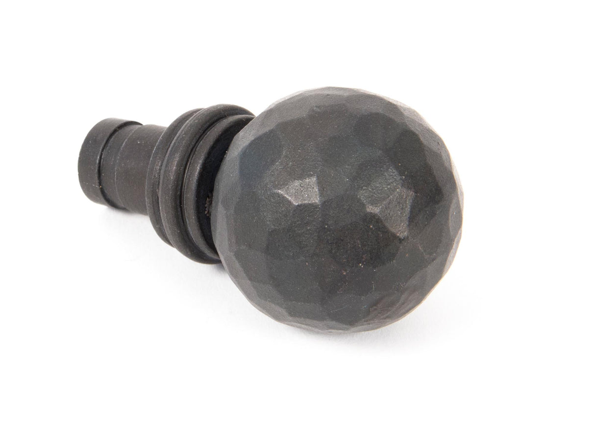 From The Anvil - Beeswax Hammered Ball Curtain Finial (pair) | Sku. 33398 | Trade Door Handles.