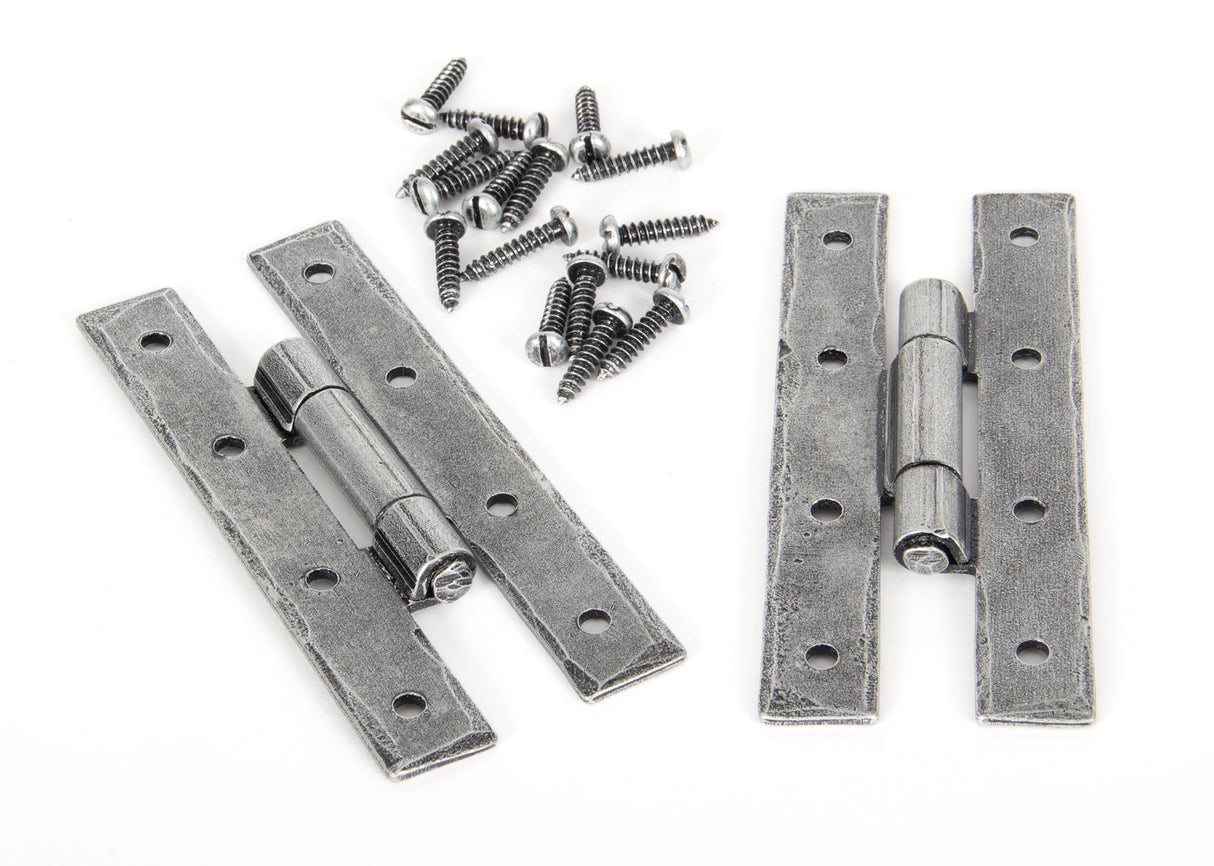 From The Anvil - Pewter 3 ¼" H Hinge (pair) | Sku. 33399 | Trade Door Handles.