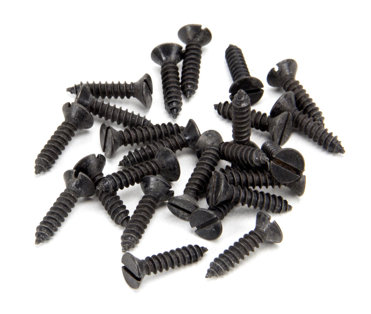 From The Anvil - Black 8 x 3/4" Countersunk Screws (25) | Sku. 33413 | Trade Door Handles.