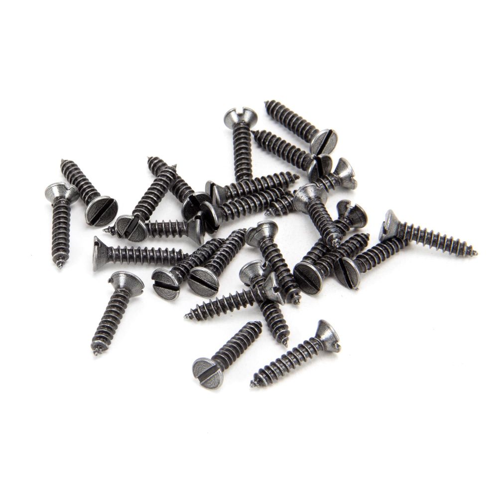From The Anvil - Pewter 6 x 3/4" Countersunk Screws (25) | Sku. 33425 | Trade Door Handles.