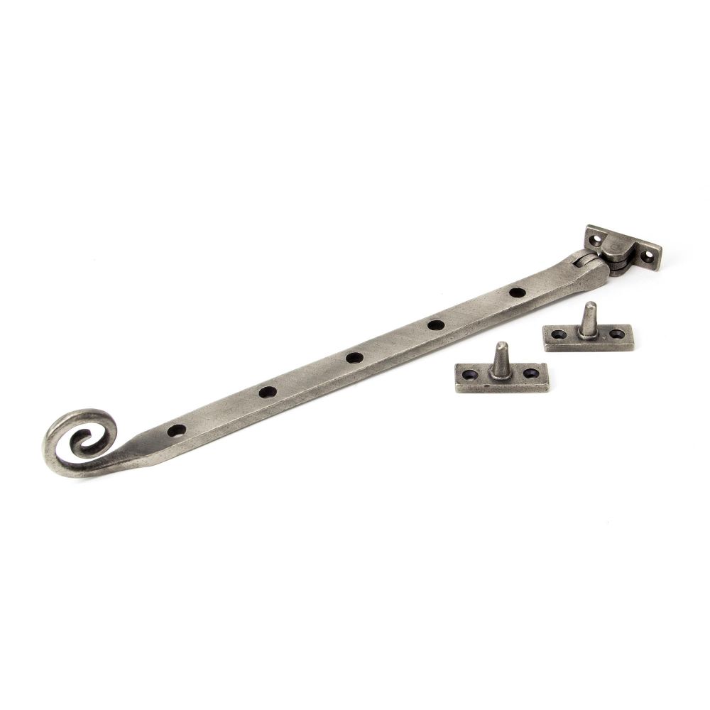 From The Anvil - Antique Pewter 12" Monkeytail Stay | Sku. 33454 | Trade Door Handles.