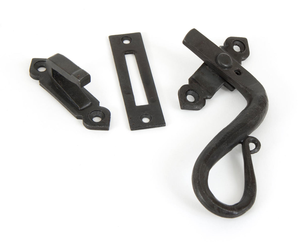 From The Anvil - Beeswax Locking Shepherd's Crook Fastener - RH | Sku. 33477 | Trade Door Handles.