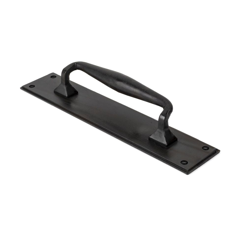 From The Anvil - Beeswax Pull Handle on Backplate | Sku. 33479 | Trade Door Handles.