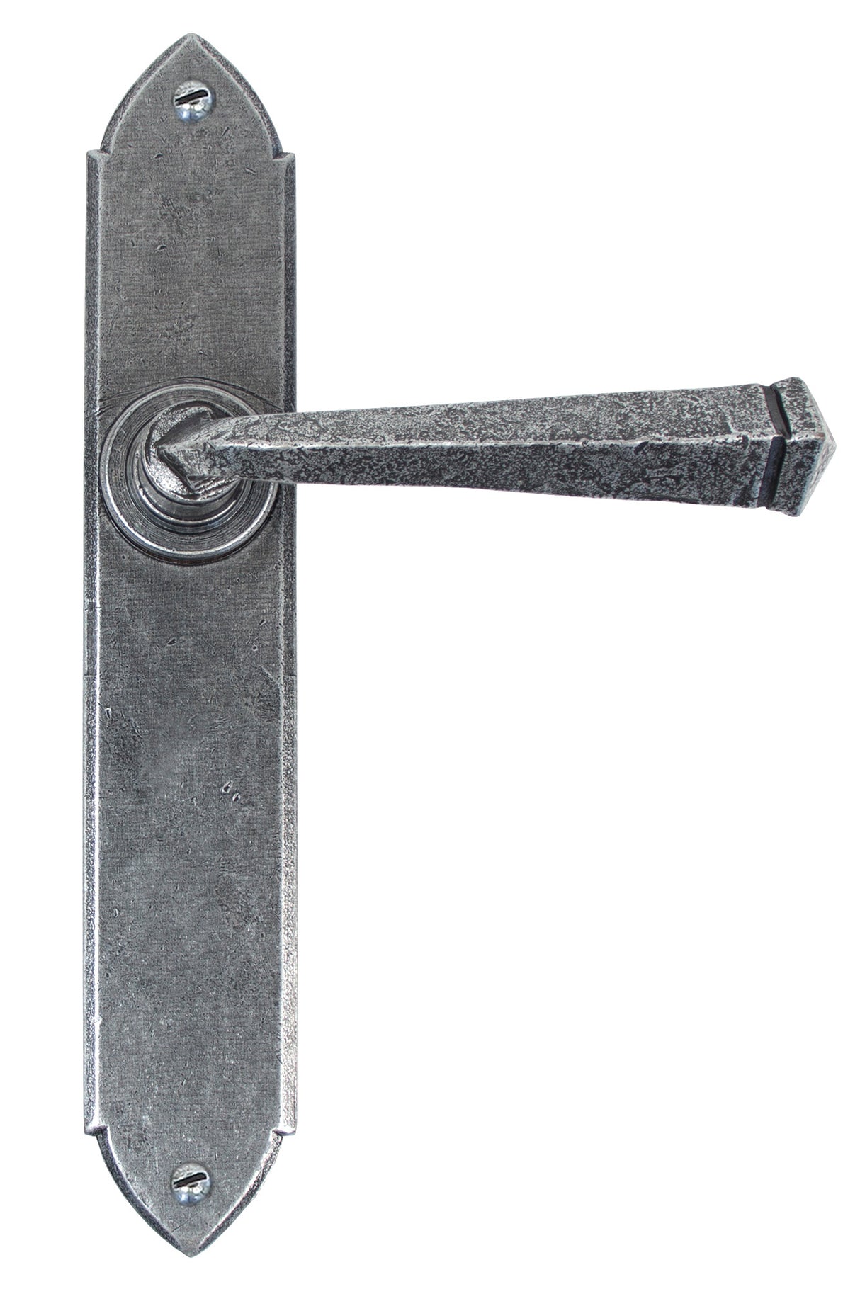 From The Anvil - Pewter Gothic Lever Latch Set | Sku. 33601 | Trade Door Handles.