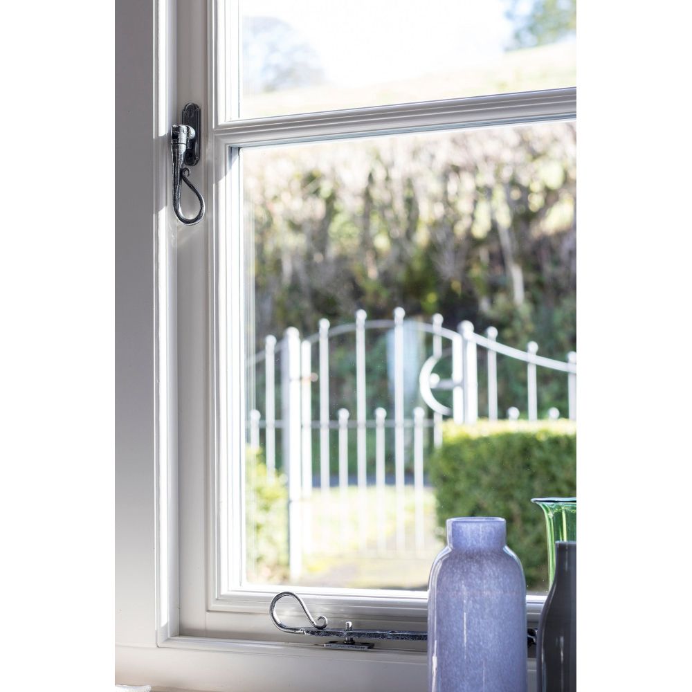 From The Anvil - Pewter Shepherd's Crook Espag - RH | Sku. 33602 | Trade Door Handles.