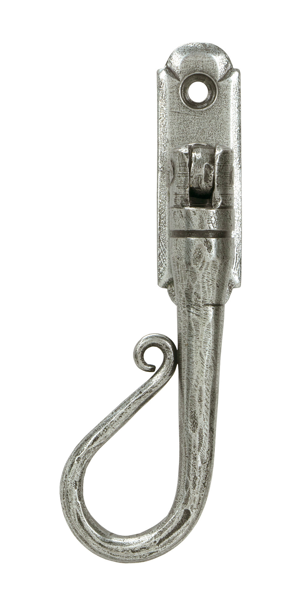 From The Anvil - Pewter Shepherd's Crook Espag - LH | Sku. 33603 | Trade Door Handles.