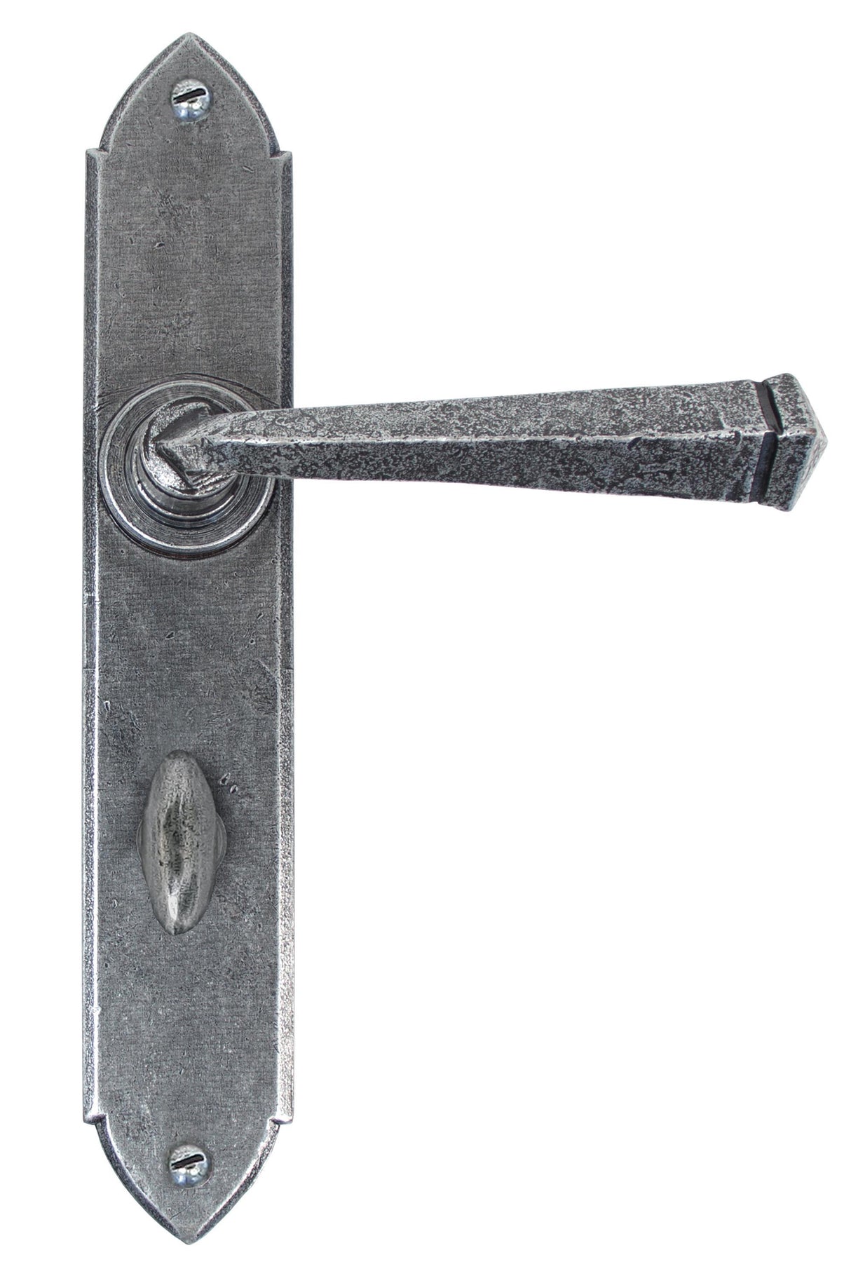 From The Anvil - Pewter Gothic Lever Bathroom Set | Sku. 33604/B | Trade Door Handles.