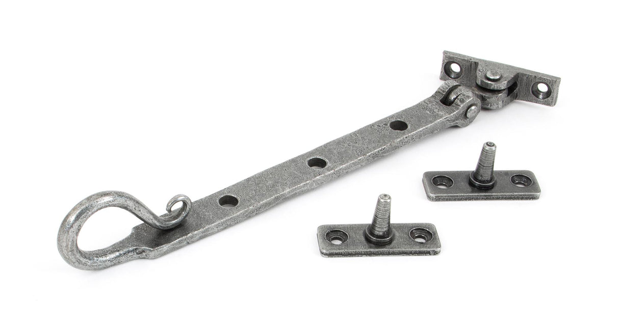 From The Anvil - Pewter 8" Shepherd's Crook Stay | Sku. 33605 | Trade Door Handles.