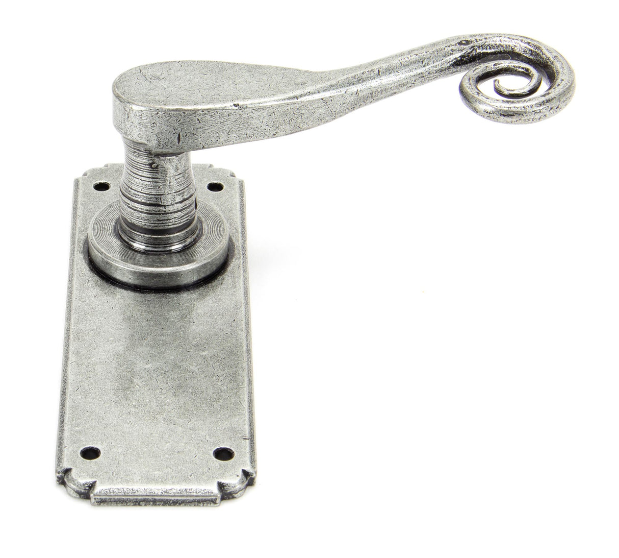 From The Anvil - Pewter Monkeytail Lever Latch Set | Sku. 33616 | Trade Door Handles.