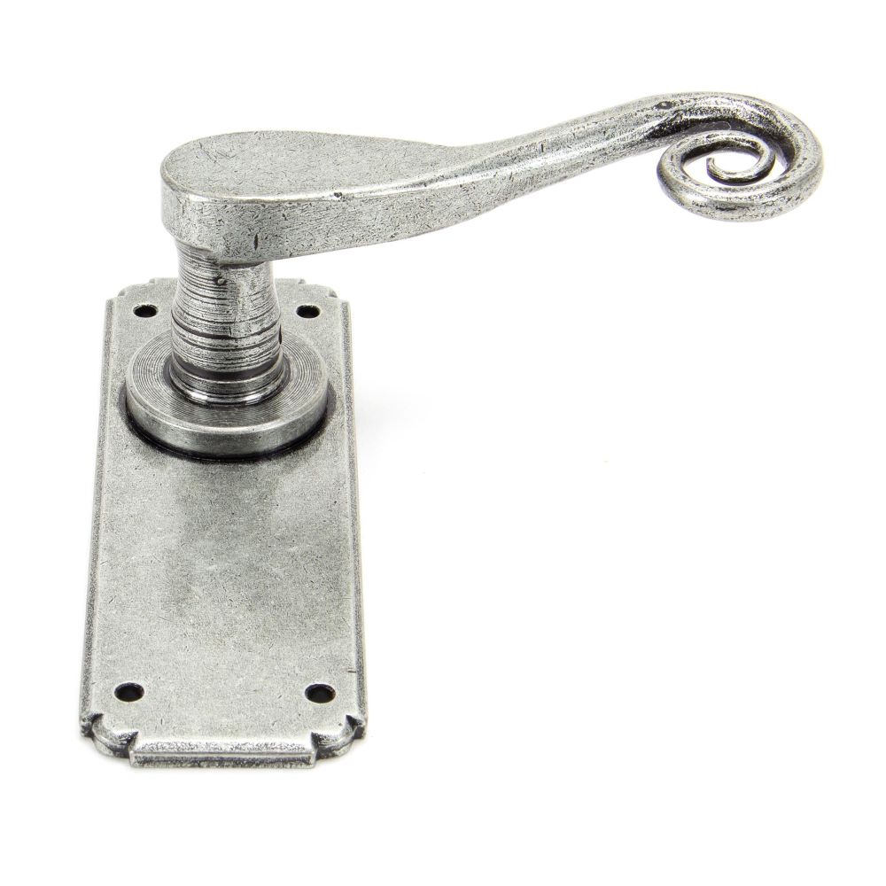 From The Anvil - Pewter Monkeytail Lever Latch Set | Sku. 33616 | Trade Door Handles.