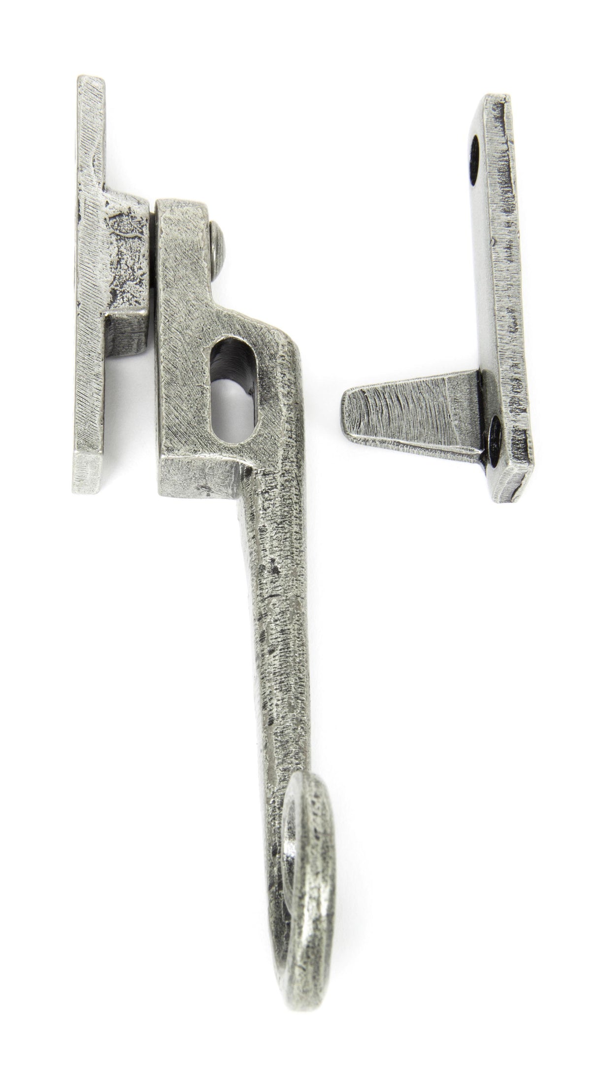 From The Anvil - Pewter Locking Night-Vent Monkeytail Fastener - LH | Sku. 33618 | Trade Door Handles.