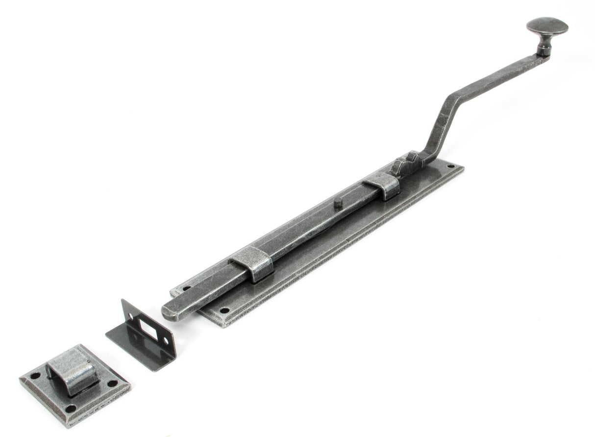 From The Anvil - Pewter 10" French Door Bolt | Sku. 33624 | Trade Door Handles.