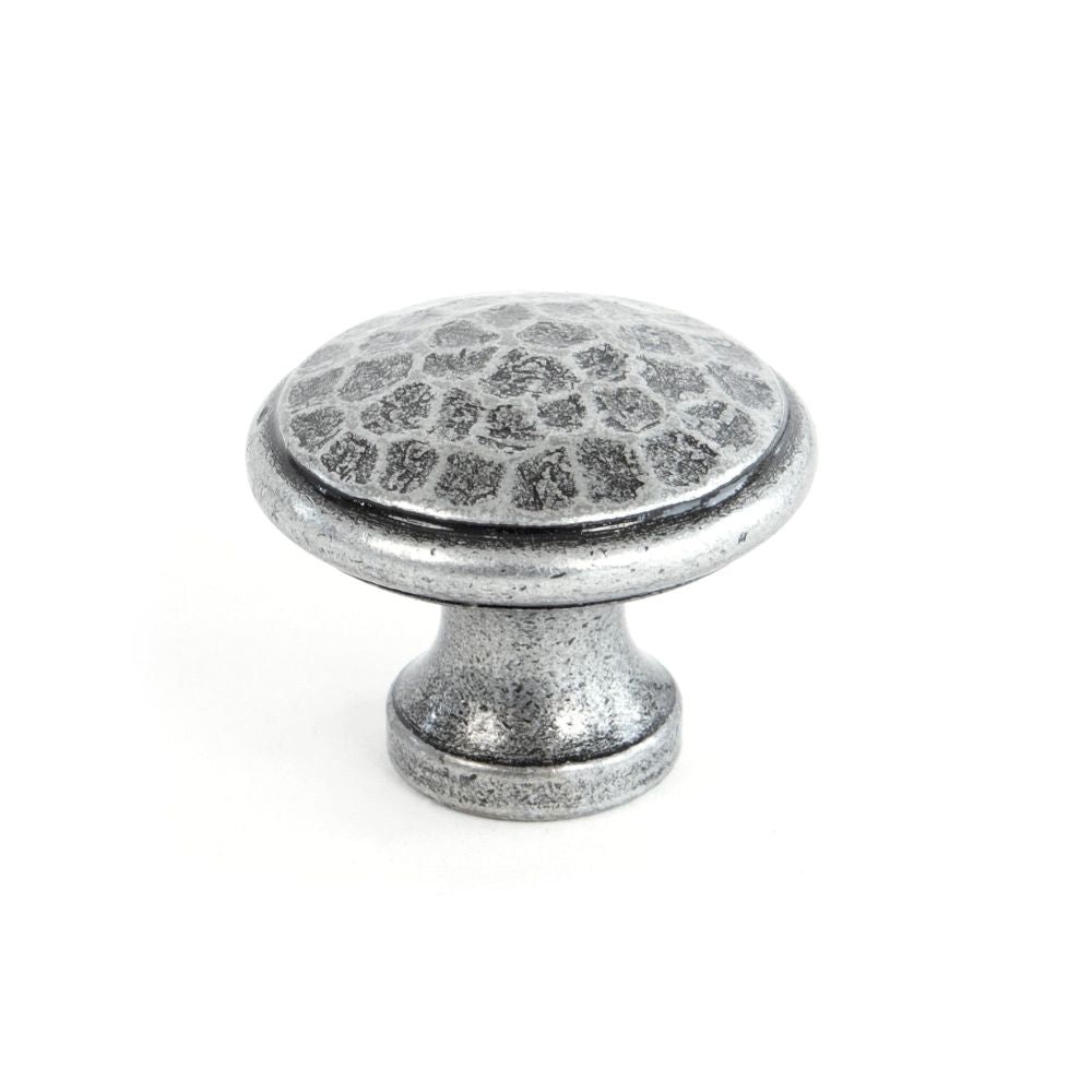 From The Anvil - Pewter Hammered Cabinet Knob - Medium | Sku. 33626 | Trade Door Handles.