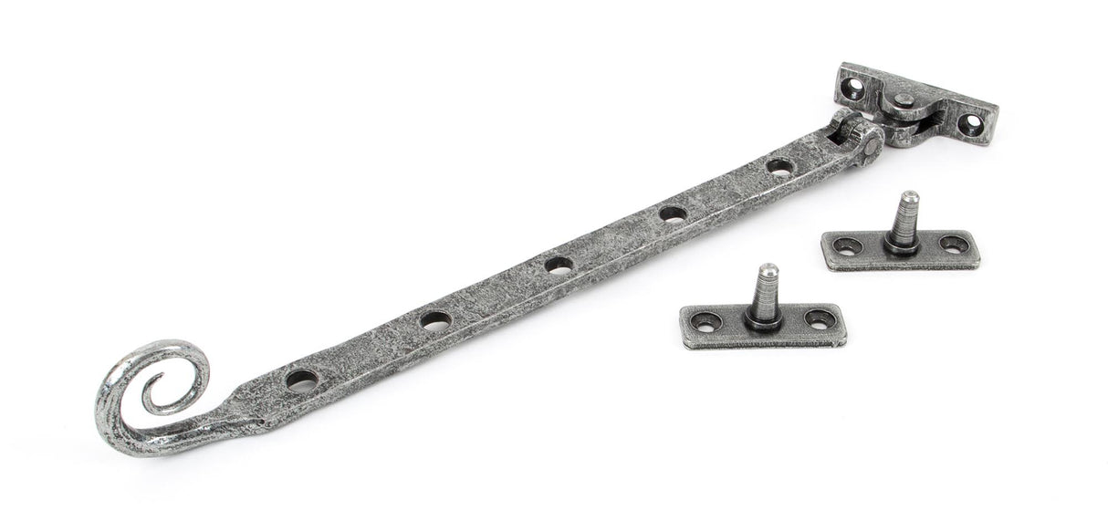 From The Anvil - Pewter 12" Monkeytail Stay | Sku. 33632 | Trade Door Handles.