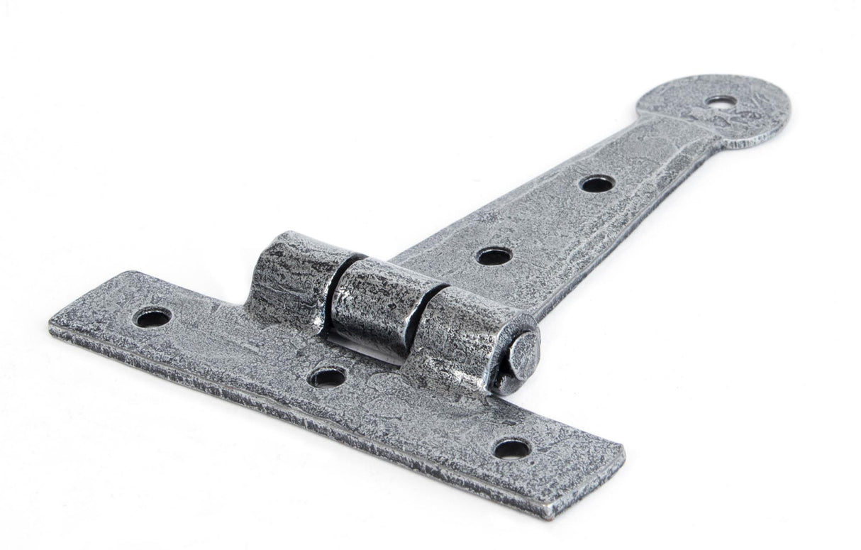 From The Anvil - Pewter 4" Penny End T Hinge (pair) | Sku. 33650 | Trade Door Handles.