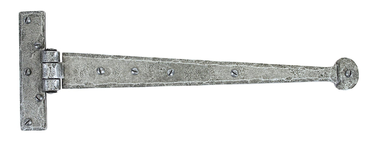 From The Anvil - Pewter 15" Penny End T Hinge (pair) | Sku. 33653 | Trade Door Handles.